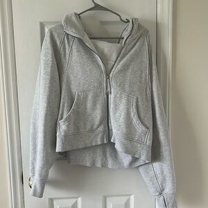 LULULEMON ZIP UP GREY SCUBA